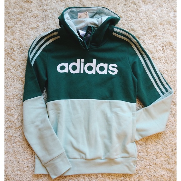 green adidas womens hoodie